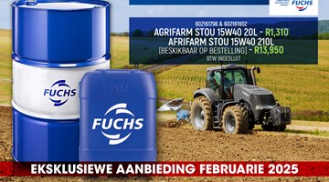 2025 - FUCHS AFRIGRAM STOU SAE 15W-40